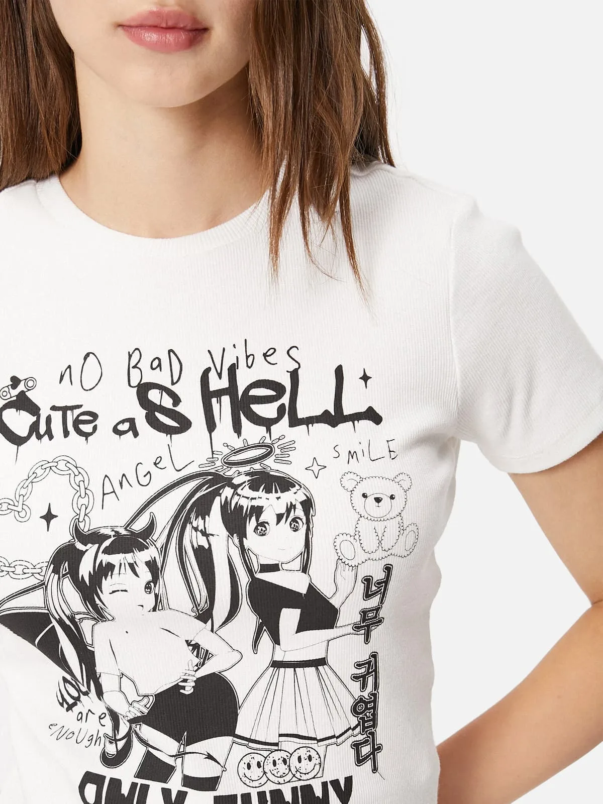 Anime T-Shirt Printed Short Sleeve - 画像 (2)